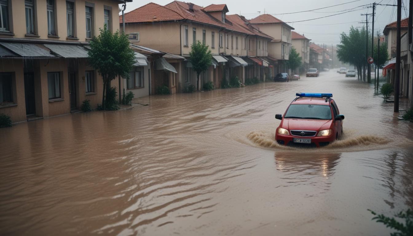 Karaman'da Yağışlar Sel Tehlikesi Yarattı