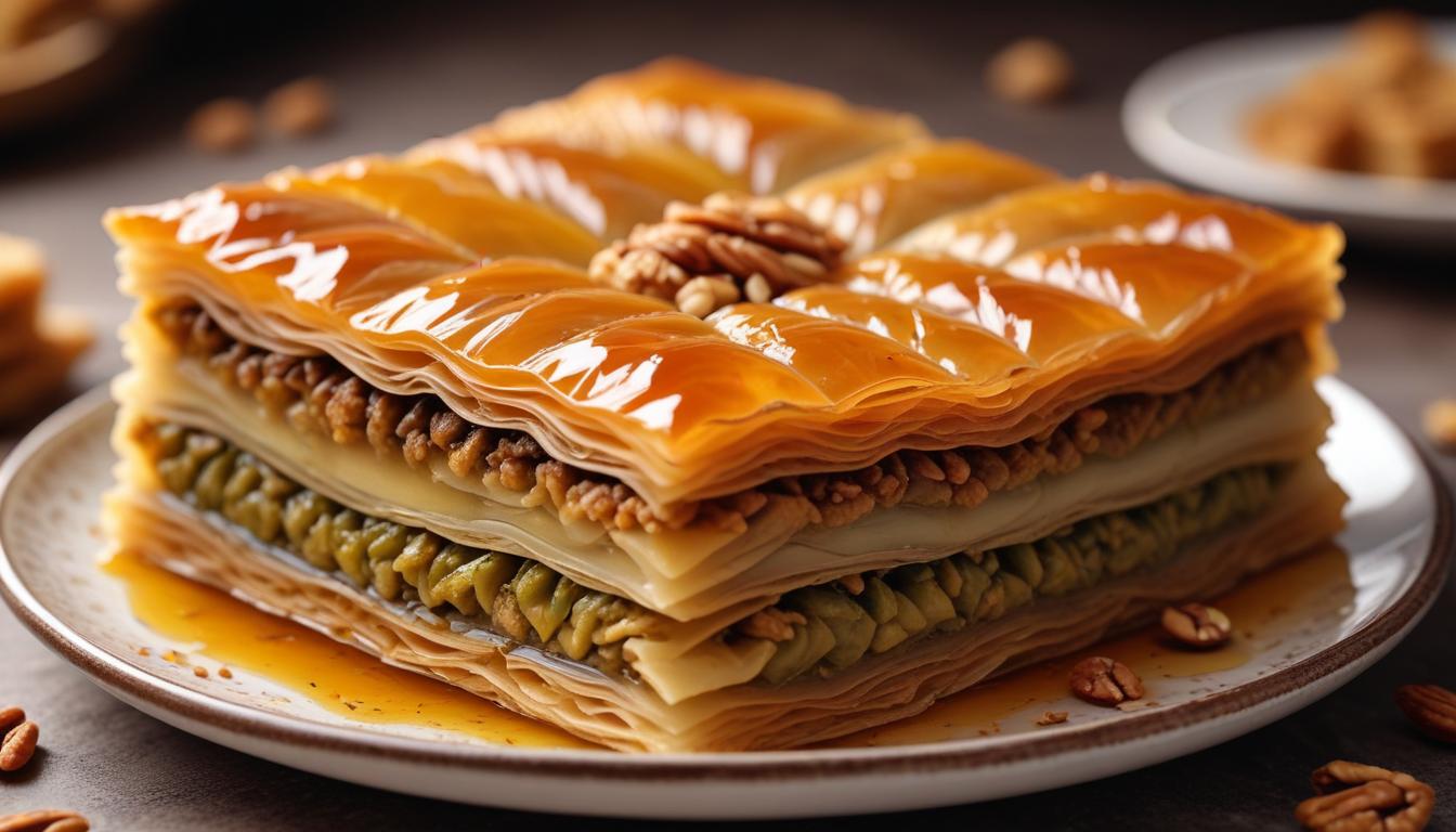 Kıvrımlı Baklava Dilimleri