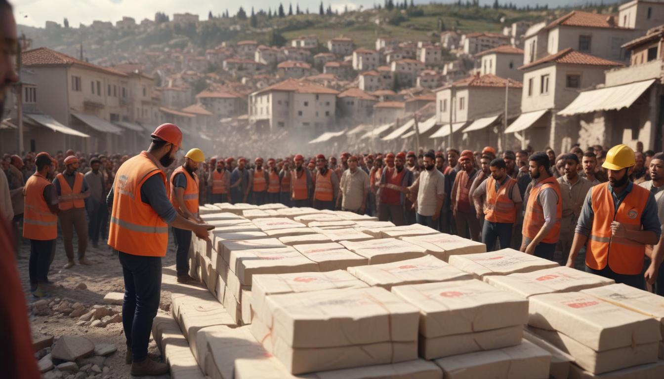 Karaman'da AFAD, Depremzedelere Destek Sağlıyor